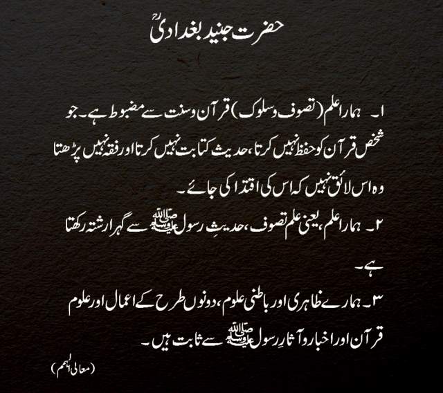 The Foundation of Ilm-e-Tasawwuf