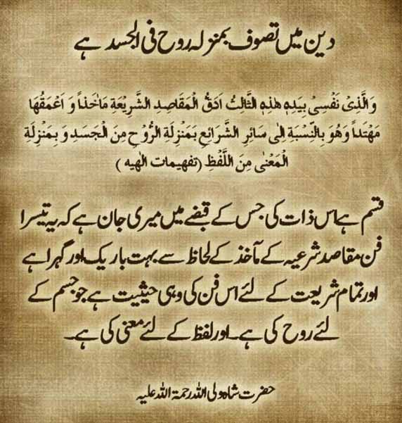 Tasawwuf Deen ki Rooh Hai